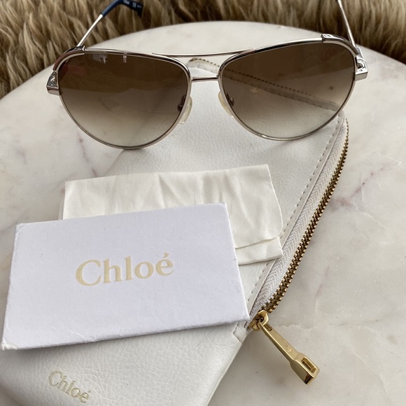 Chloe aviator sunglasses - Picture 11 of 14